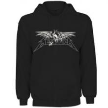 METALLICA - WINGED SCARY - HOODED SWEATER (SIZE: M) (NEW)