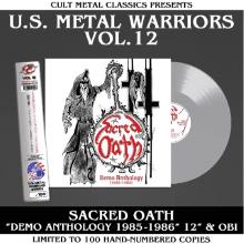 SACRED OATH - Demo Anthology (1985-1986) (Ltd 100 / 180gr, Transp. Grey, Hand-Numbered, OBI, U.S. Metal Warriors Vol. 12) LP