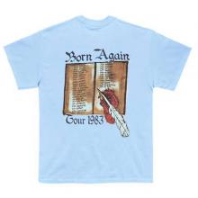 BLACK SABBATH - Born Again Tour 1983 (Light Blue) T-SHIRT