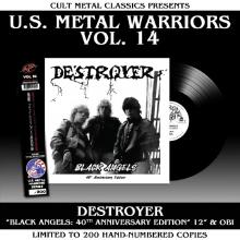 DESTROYER - Black Angels (Ltd 200 / U.S. Metal Warriors Vol. 14, Hand-Numbered, OBI) 12