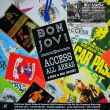 BON JOVI - Access All Areas A Rock & Roll Odyssey (Japan Edition Laser Disc, Incl. OBI, VALP-3212) LD