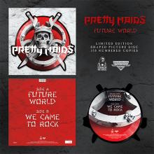 PRETTY MAIDS - Future World (Live) (Ltd 350  Hand-Numbered, Shaped Picture Disc) 12