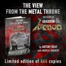 THE VIEW FROM THE METAL THRONE - THE STORY OF ABADDON & VENOM BOOK