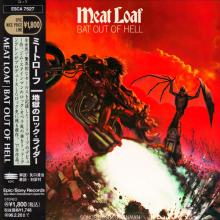 MEAT LOAF - Bat Out Of Hell (Japan Edition Incl. OBI ESCA 7527) CD