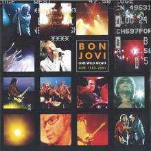 BON JOVI - One Wild Night: Live 1985-2001 CD