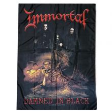 IMMORTAL - Damned In Black 75cm x 105cm FLAG