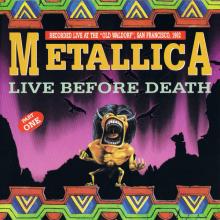 METALLICA - Live Before Death Vol. One 2CD