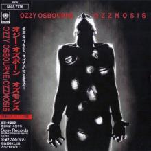 OZZY OSBOURNE - Ozzmosis (Japan Edition Incl. OBI, SRCS 7776 & Sticker) CD