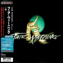 FAIR WARNING - 4 (Japan Edition Incl. Bonus Track & OBI, MICP-10168) CD