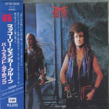 MSG - Perfect Timing (First Japan Edition Incl. OBI, CP32-5506) CD
