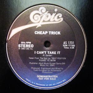 CHEAP TRICK - I CAN'T TAKE IT (PROMO) 12" - LP
