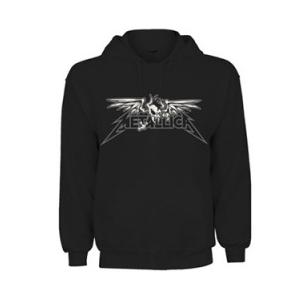 METALLICA - WINGED SCARY - HOODED SWEATER (SIZE: S) (NEW)