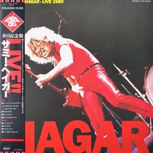 SAMMY HAGAR - Live - 1980 (Japan Edition, Incl. OBI ECS-63048) LP