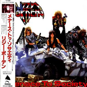 LIZZY BORDEN - Menace To Society (Japan Edition, Incl. OBI, ALI-28028) LP