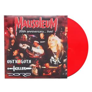 MAUSOLEUM - 20TH ANNIVERSARY...LIVE - Killer, Ostrogoth, Doro  (Ltd 500  Red) LP