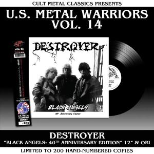 DESTROYER - Black Angels (Ltd 200 / U.S. Metal Warriors Vol. 14, Hand-Numbered, OBI) 12" DESTROYER - Black Angels (Ltd 200 / U.S. Metal Warriors Vol. 14, Hand-Numbered, OBI) 12"