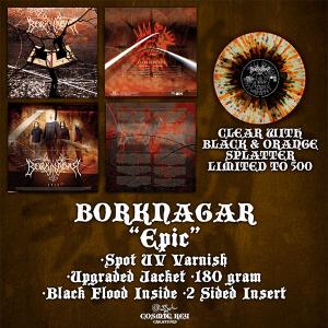 BORKNAGAR - Epic (Ltd 500  Clear With Black & Orange Splatter) LP