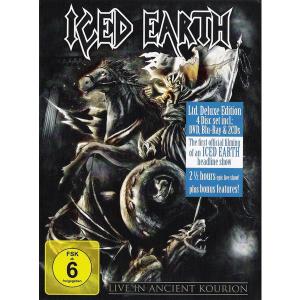 ICED EARTH - Live In Ancient Kourion (Ltd Deluxe Edition 4 Discs Set DVD, BLU-RAY & 2CD, Digibook, Slipcase) 2CDDVD 