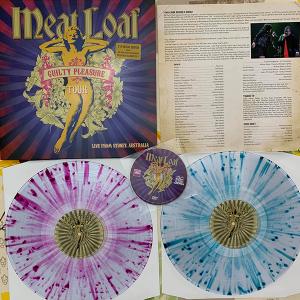 MEAT LOAF - Guilty Pleasure Tour (Ltd 800 / Hand-Numbered Deluxe Splatter, Incl. Bonus DVD) 2LP/DVD