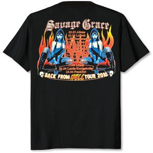 SAVAGE GRACE -  Back From Hell Tour 2010 T-SHIRT
