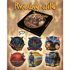 RUNNING WILD - 6 Shaped Picture Discs Bundle (with Exclusive Box, only 150 available) 6x12