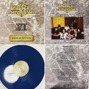 KEEL - Back In Action (Ltd 400  Hand Numbered, Blue) LP