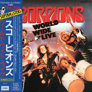 SCORPIONS - World Wide Live (Japan Edition Incl. OBI, TOCP-6941~42) 2CD