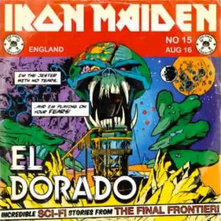 IRON MAIDEN - El Dorado (UK Promo CDr in 7" Card Sleeve) CD