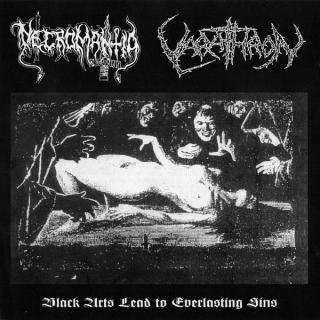 NECROMANTIA/VARATHRON - Black Arts Lead to Everlasting Sins (Split) CD