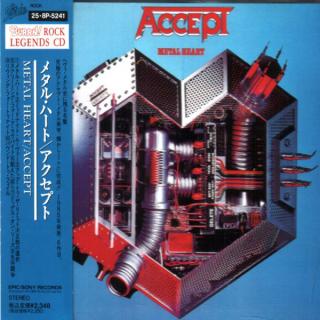 ACCEPT - Metal Heart (Japan Edition Incl. OBI, 25・8P-5241) CD