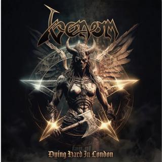 VENOM - Dying Hard In London (Red-White Splatter) LP