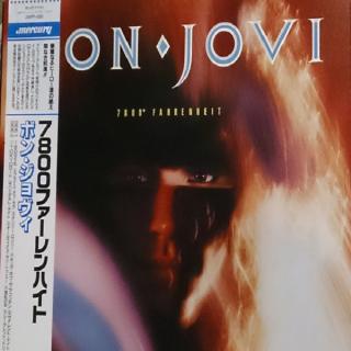 BON JOVI - 7800 Fahrenheit (Japan Edition, Incl. OBI 28PP-1001) LP