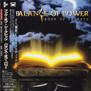 BALANCE OF POWER - Book Of Secrets (Japan Edition Incl. OBI, PCCY-01267) CD