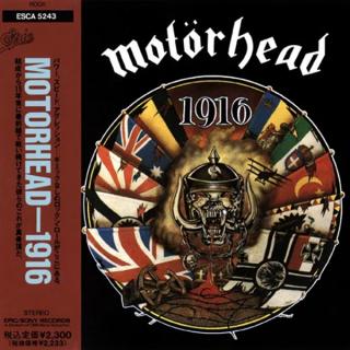 MOTORHEAD - 1916 (First Japan Edition Incl. OBI, ESCA 5243) CD