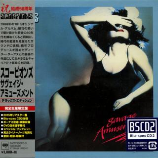 SCORPIONS - Savage Amusement (Japan Edition,Digipak, Blu-spec CD2, Incl. OBI, SICX 30022~3) CDDVD