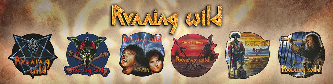 RUNNING WILD Limited Shaped Picture Discs